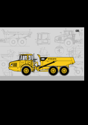 Csuklóvázas dömperek Volvo A25D (6x6)