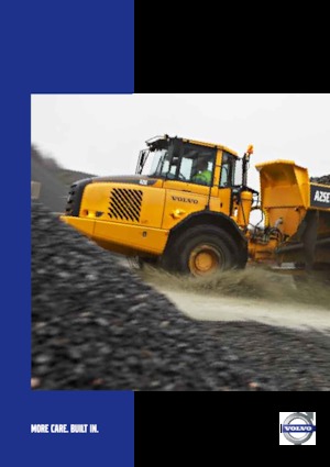 Csuklóvázas dömperek Volvo A30E 6x6