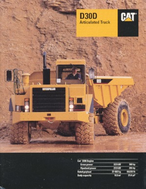 Csuklóvázas dömperek Caterpillar D30D