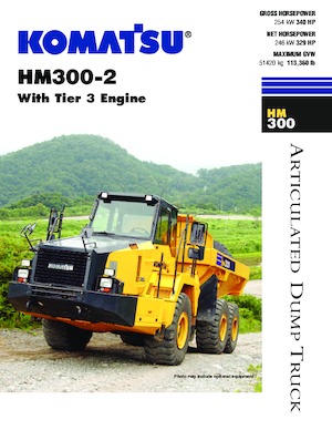 Csuklóvázas dömperek Komatsu HM300-2