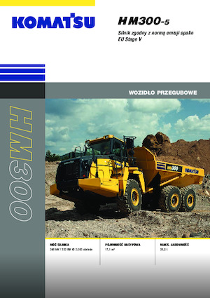 Csuklóvázas dömperek Komatsu HM300-5E0