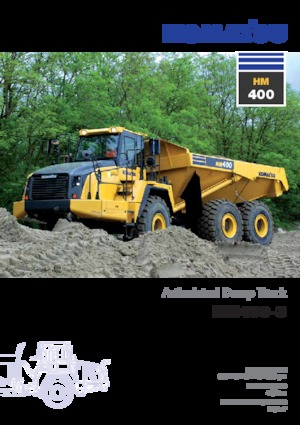 Csuklóvázas dömperek Komatsu HM400-3