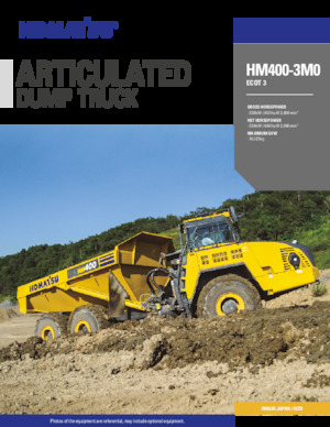Csuklóvázas dömperek Komatsu HM400-3M0