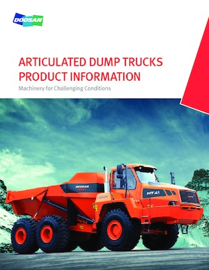 Csuklóvázas dömperek Doosan MT 26