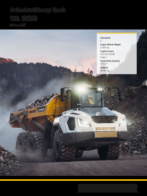 Csuklóvázas dömperek Liebherr TA 230 Litronic