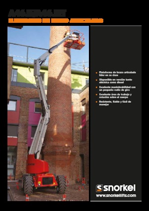 Gumikerekes töretőgémes munkaállványok Snorkel A46JE