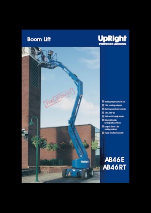 Gumikerekes töretőgémes munkaállványok UpRight AB 46 RT