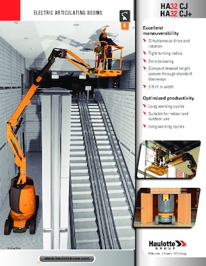 Gumikerekes töretőgémes munkaállványok Haulotte HA32 CJ+