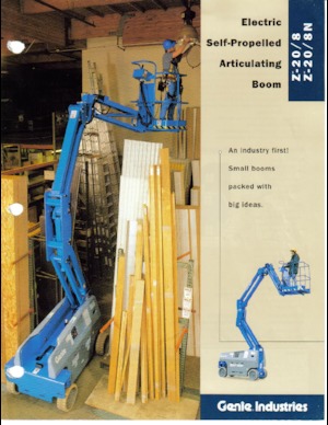 Gumikerekes töretőgémes munkaállványok Genie Z 20/8 E