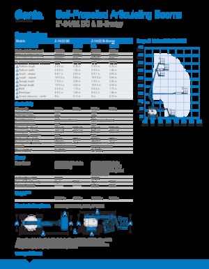 Gumikerekes töretőgémes munkaállványok Genie Z-34/22 DC