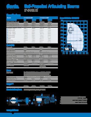 Gumikerekes töretőgémes munkaállványok Genie Z-34/22 IC