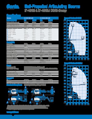 Gumikerekes töretőgémes munkaállványok Genie Z45/25 DC