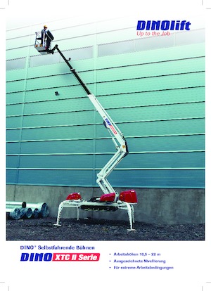 Lánctalpas töretőgémes munkaállványok Dino Lift Dino 220 XTC II