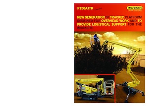 Lánctalpas töretőgémes munkaállványok Palfinger P 150 AJTK