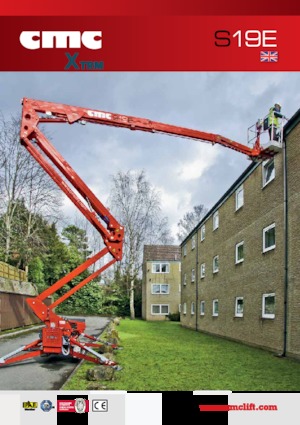 Lánctalpas töretőgémes munkaállványok CMC S19E