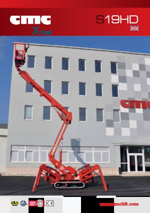 Lánctalpas töretőgémes munkaállványok CMC S19HD