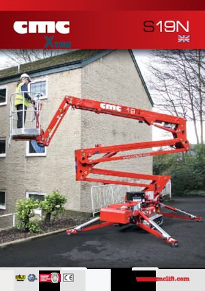 Lánctalpas töretőgémes munkaállványok CMC S19N