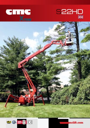 Lánctalpas töretőgémes munkaállványok CMC S22HD