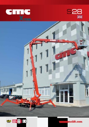 Lánctalpas töretőgémes munkaállványok CMC S28
