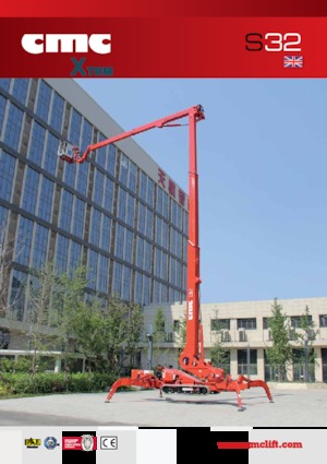 Lánctalpas töretőgémes munkaállványok CMC S32