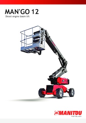 Gumikerekes töretőgémes munkaállványok Manitou ManGo 12