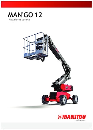 Gumikerekes töretőgémes munkaállványok Manitou ManGo 12