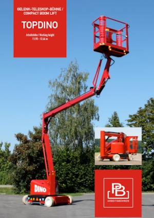 Gumikerekes töretőgémes munkaállványok PB PB TOPDINO 126 II