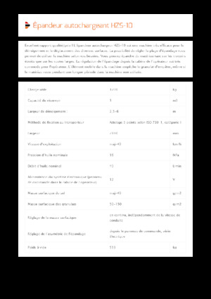 Csatlakoztatható szóróberendezések Pronar HZS 10