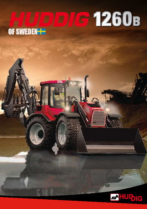 Árokásó-rakodók Huddig 1260 B