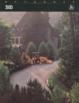 Árokásó-rakodók John Deere Construction 300 D
