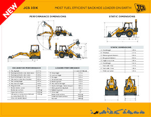Árokásó-rakodók JCB 3DX