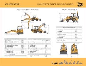 Árokásó-rakodók JCB 3DX-XTRA