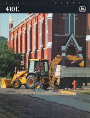 Árokásó-rakodók John Deere Construction 410 E
