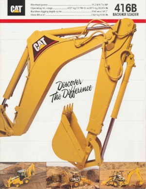 Árokásó-rakodók Caterpillar 416 B