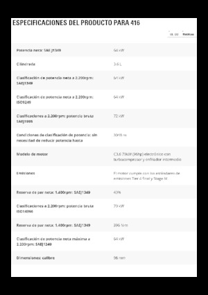 Árokásó-rakodók Caterpillar 416