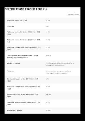 Árokásó-rakodók Caterpillar 416