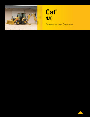 Árokásó-rakodók Caterpillar 420