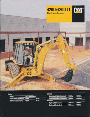 Árokásó-rakodók Caterpillar 420 D