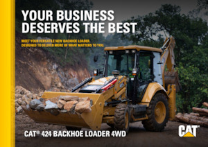 Árokásó-rakodók Caterpillar 424