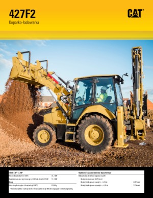 Árokásó-rakodók Caterpillar 427F2