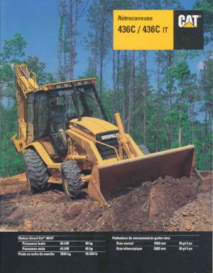 Árokásó-rakodók Caterpillar 436 C