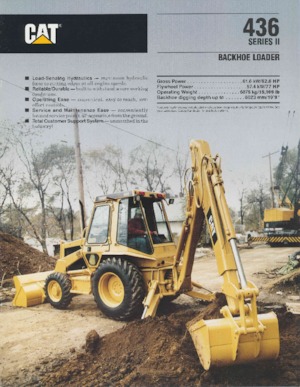 Árokásó-rakodók Caterpillar 436 II