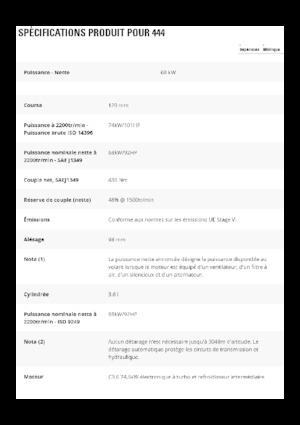 Árokásó-rakodók Caterpillar 444