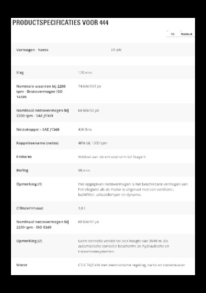 Árokásó-rakodók Caterpillar 444