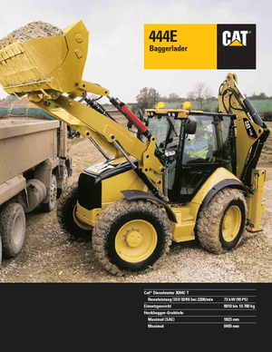 Árokásó-rakodók Caterpillar 444E 4x4