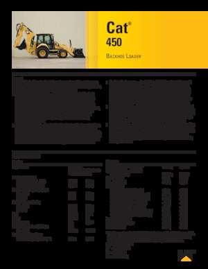 Árokásó-rakodók Caterpillar 450