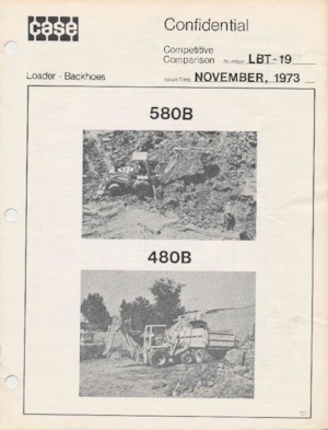 Árokásó-rakodók Case 480B