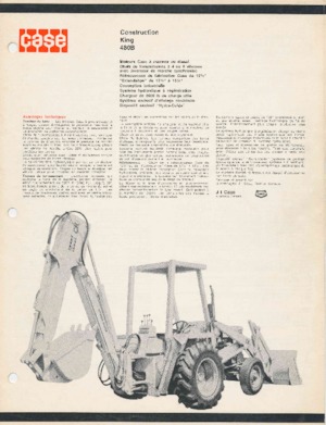 Árokásó-rakodók Case 480B