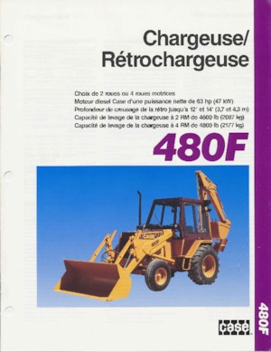 Árokásó-rakodók Case 480F 