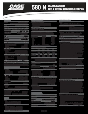 Árokásó-rakodók Case 580 N